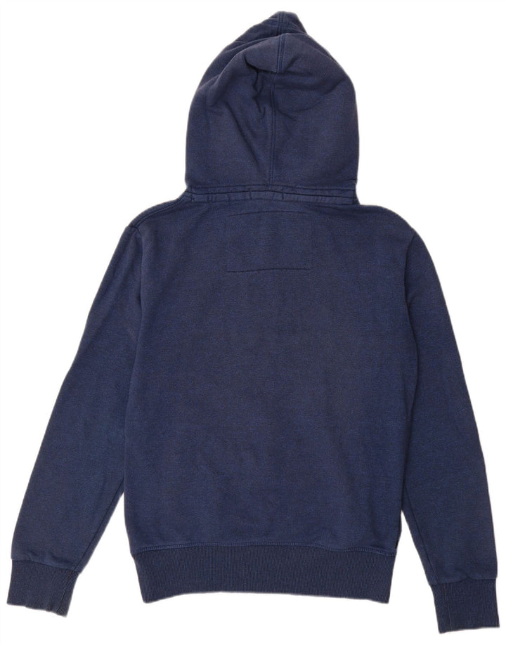 Superdry Mens Hoodie Jumper Small Navy Blue Cotton