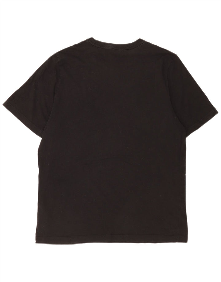 Puma Mens Graphic T-Shirt Top Large Black Cotton