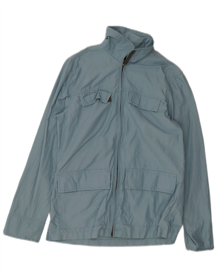 Invicta Womens Utility Jacket UK 10 Small Blue Cotton
