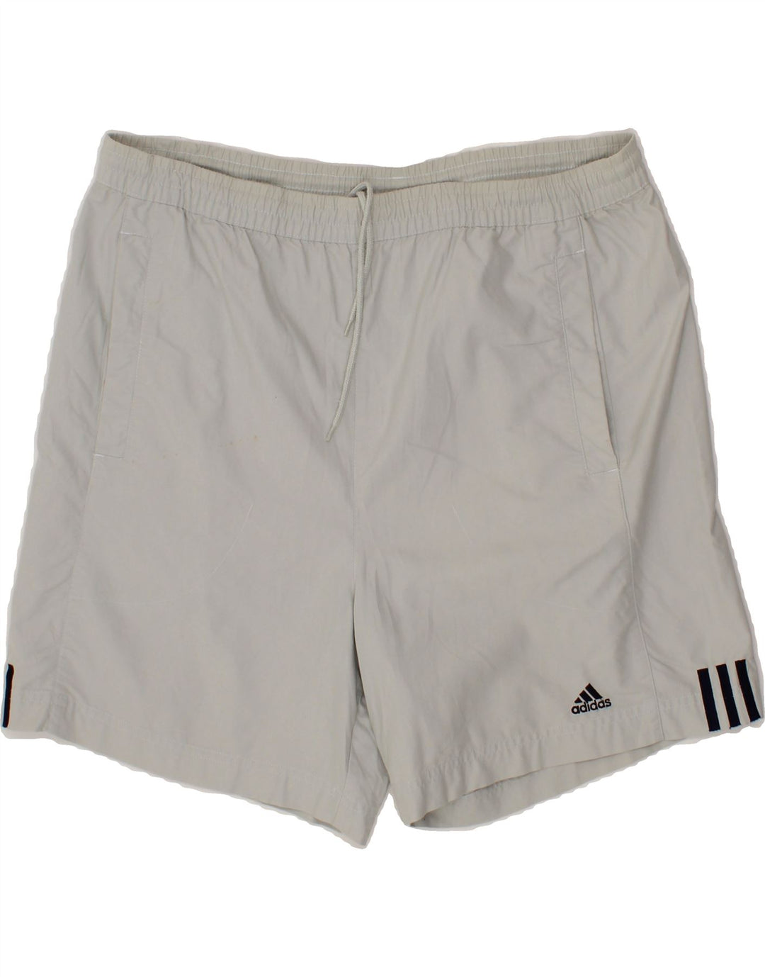 ADIDAS Mens Sport Shorts Large Grey Cotton Vintage Adidas and Second-Hand Adidas from Messina Hembry 