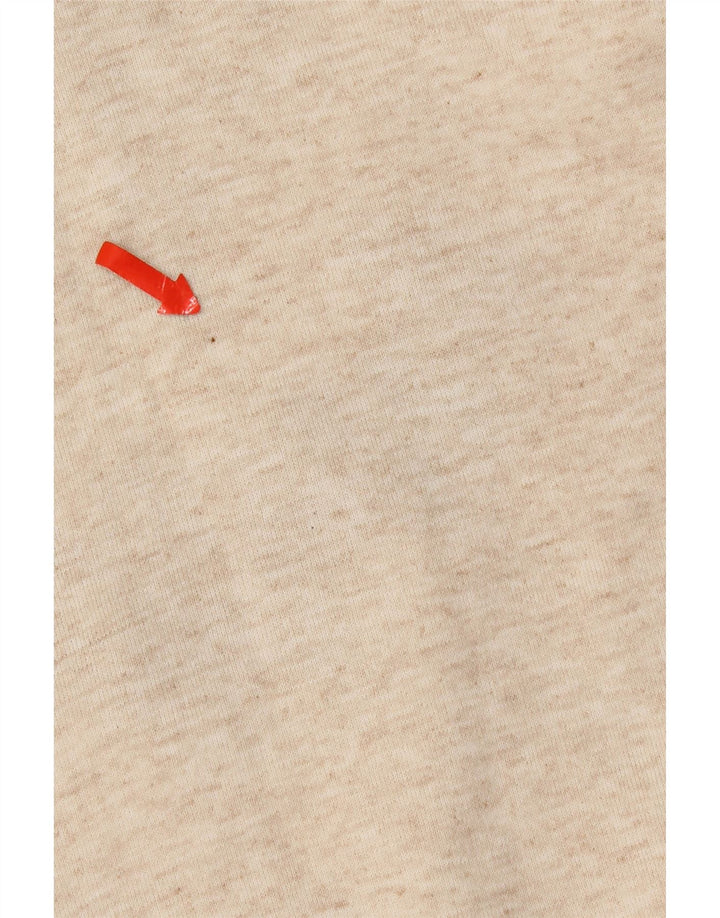 Acorn Womens Graphic Sweatshirt Jumper UK 16 Large Beige Acrylic