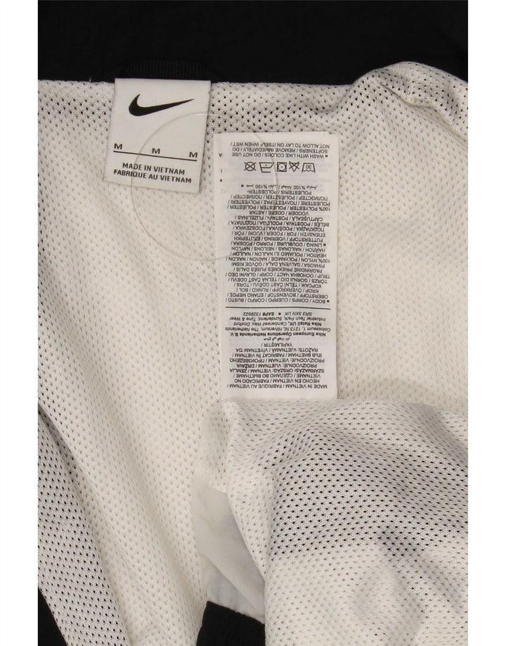 Nike Mens Graphic Tracksuit Top Jacket Medium Black Nylon