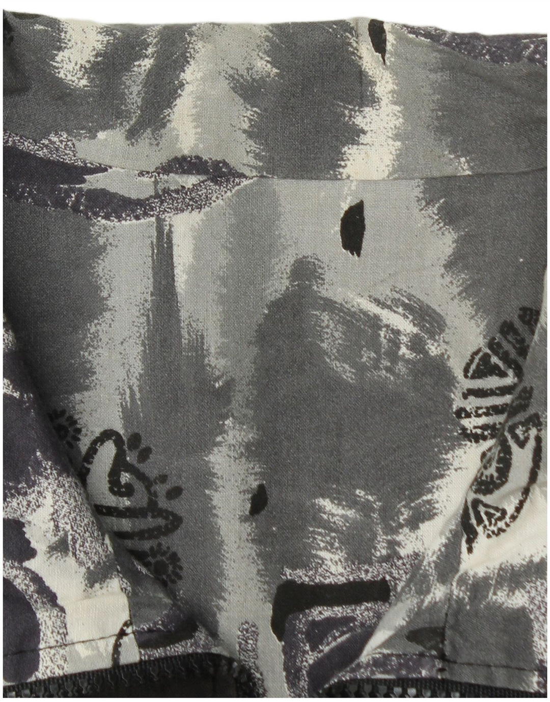 Vintage Mens Windbreaker Jacket UK 40 Large Black Cotton