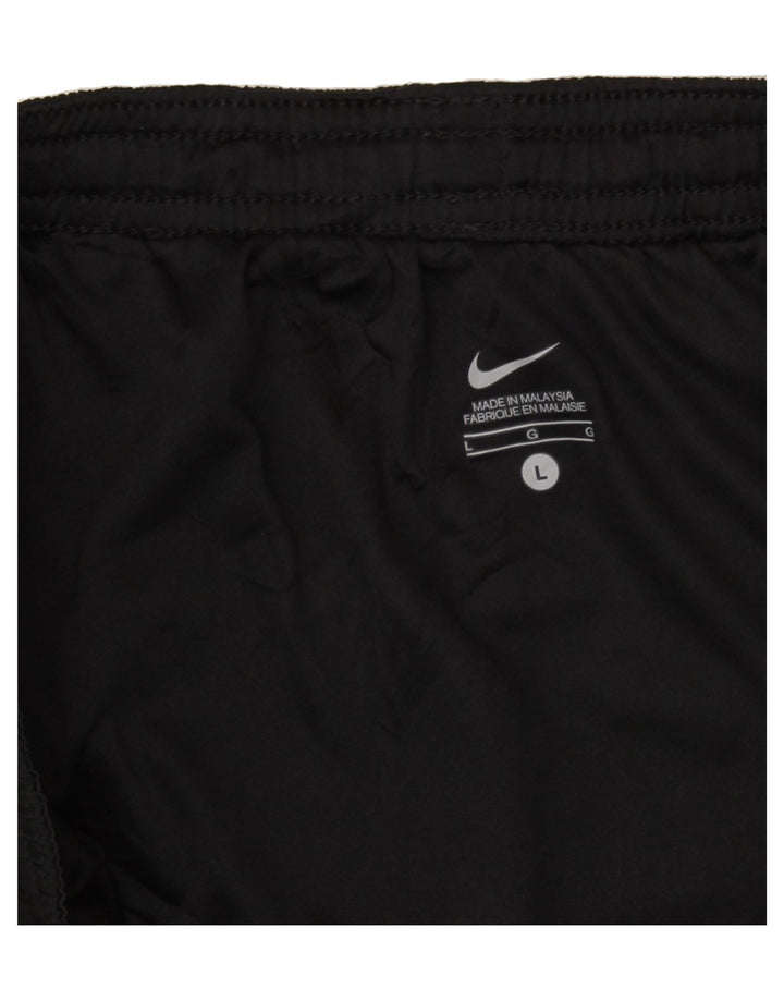 NIKE Womens Dri Fit Sport Shorts UK 16 Large Black Polyester Vintage Nike and Second-Hand Nike from Messina Hembry 