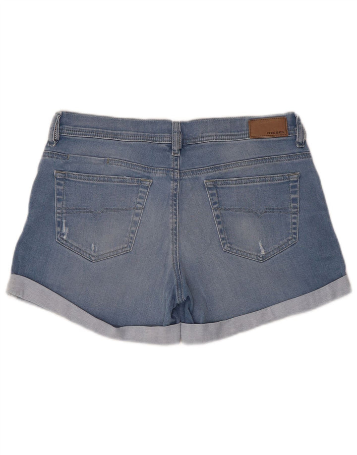 Diesel Womens Denim Shorts W28 Medium Blue Cotton
