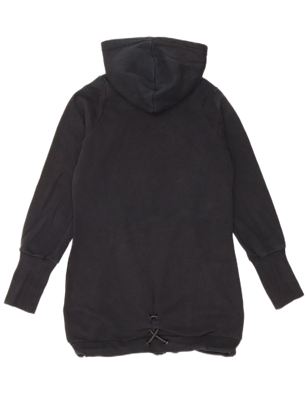 Adidas Womens Graphic Hoodie Jumper IT 44 Medium Black