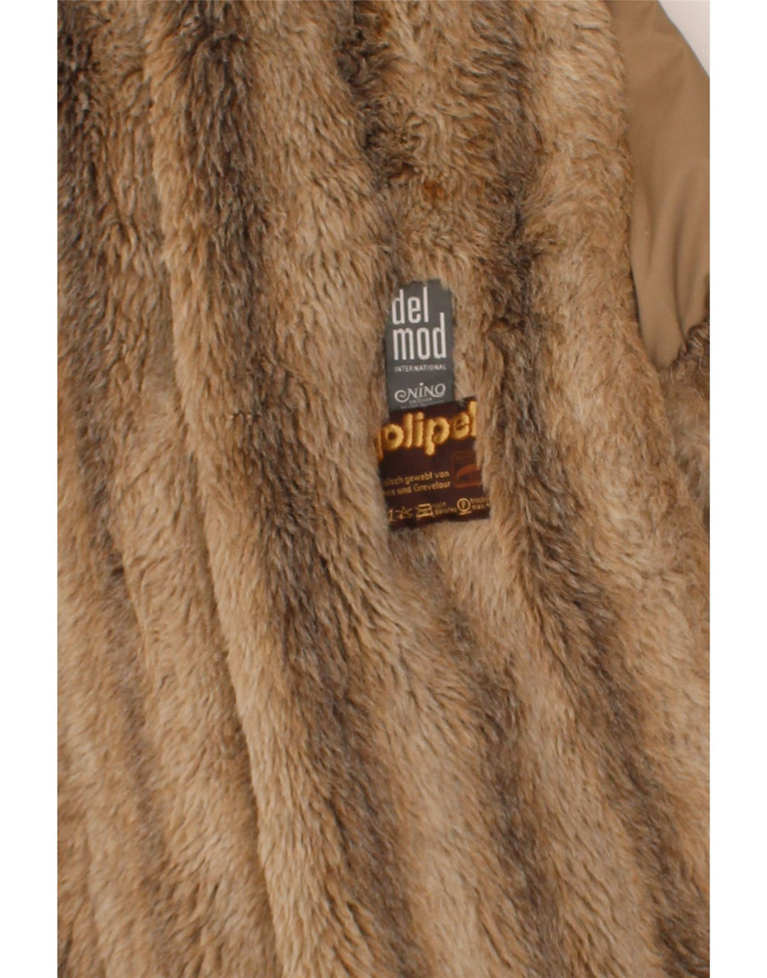 NINO Womens Overcoat UK 14 Medium Brown Polyester Vintage NINO and Second-Hand NINO from Messina Hembry 