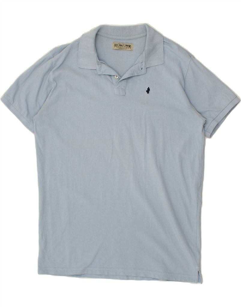 MARLBORO CLASSICS Mens Polo Shirt XL Blue Vintage Marlboro Classics and Second-Hand Marlboro Classics from Messina Hembry 