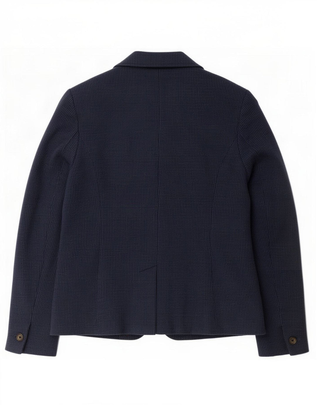 Joules Womens 2 Button Blazer Jacket UK 14 Large Navy Blue Houndstooth