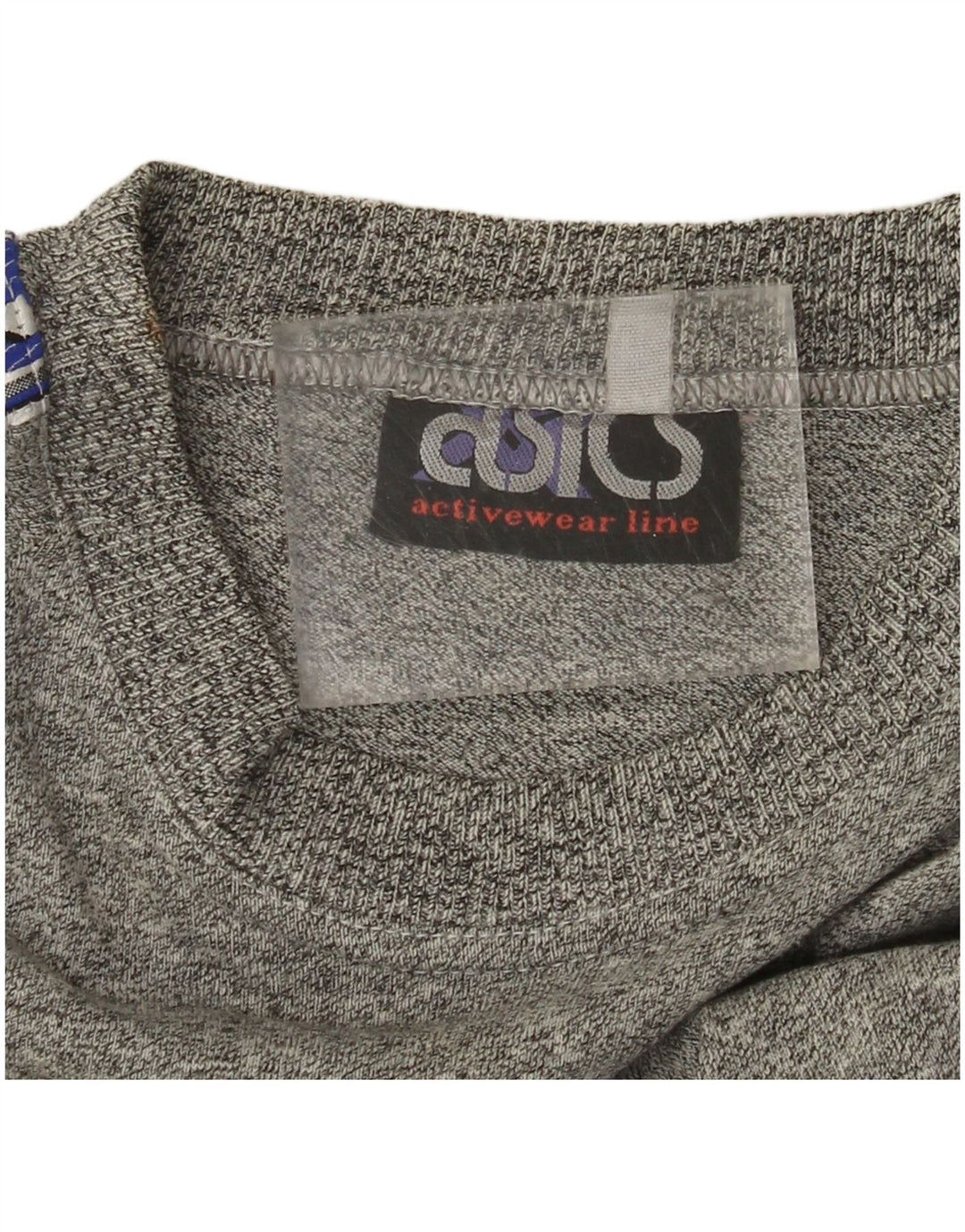 ASICS Mens Graphic T-Shirt Top Small Grey Flecked