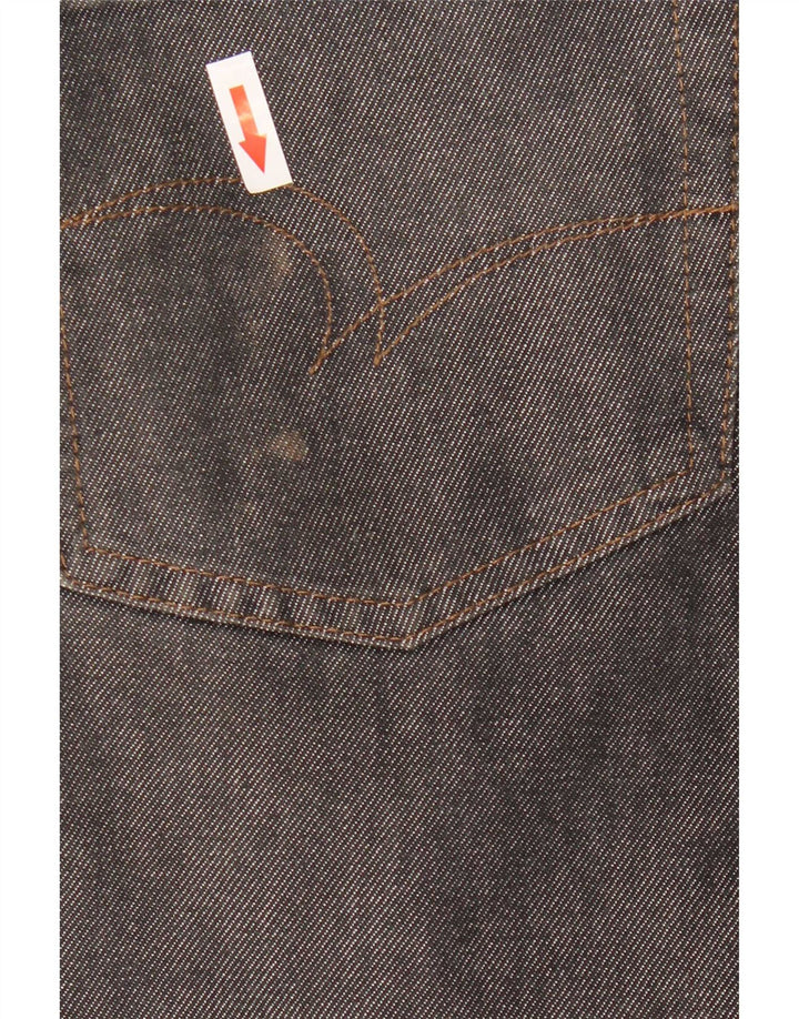 Lee Mens Straight Jeans W35 L29 Grey Cotton