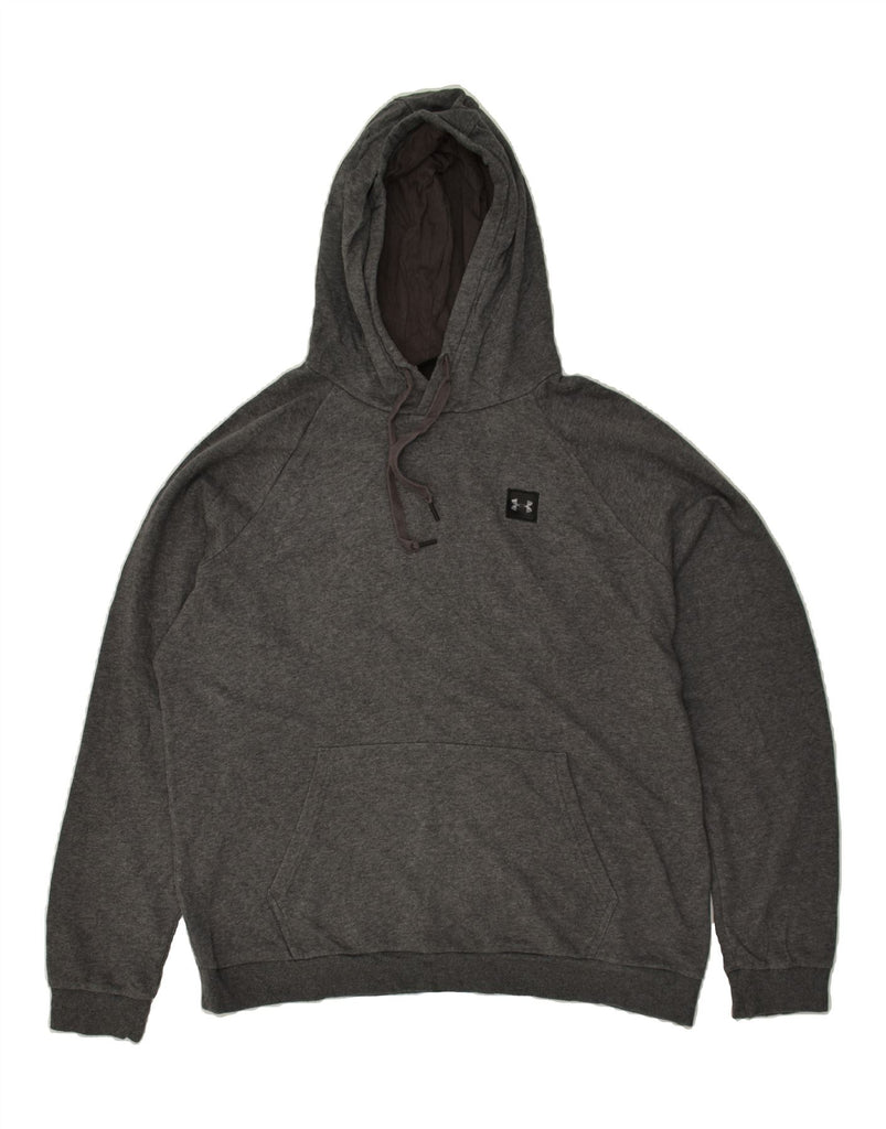 UNDER ARMOUR Mens Hoodie Jumper XL Grey Cotton | Vintage Under Armour | Thrift | Second-Hand Under Armour | Used Clothing | Messina Hembry 