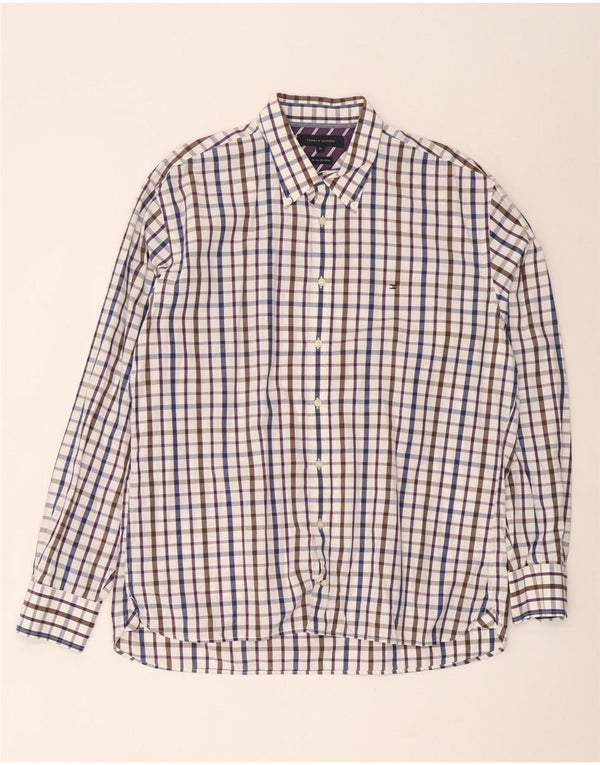 Tommy Hilfiger Mens Shirt XL Multicoloured Check Cotton