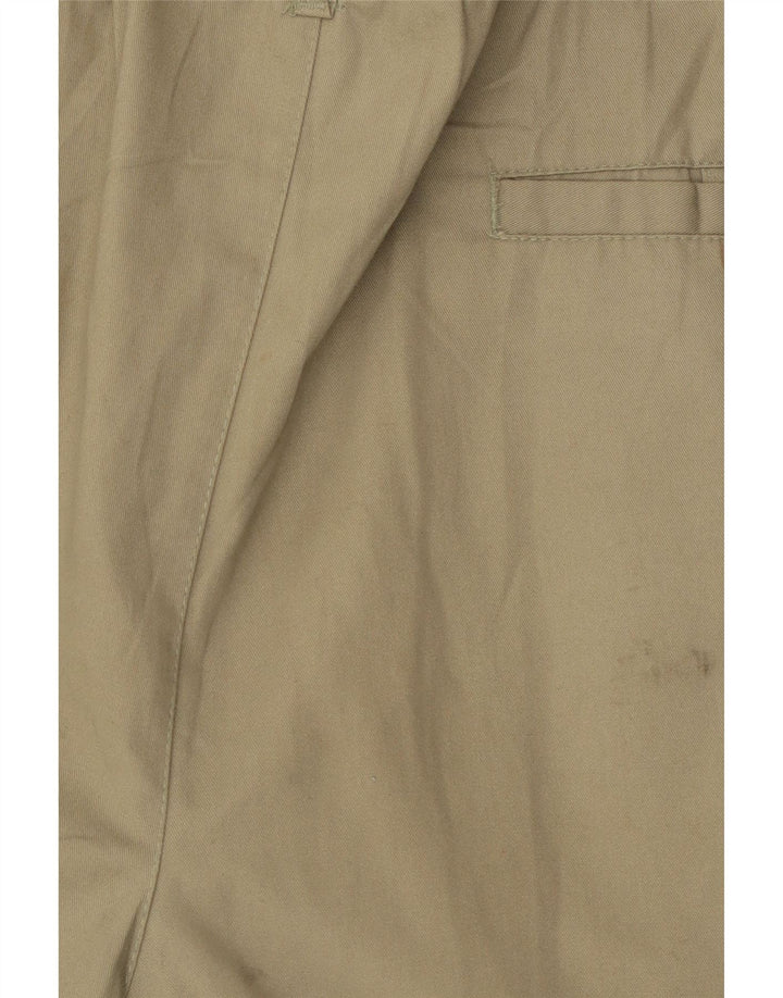 Vintage Womens Pegged Chino Shorts IT 46 Large W32 Khaki Polyester