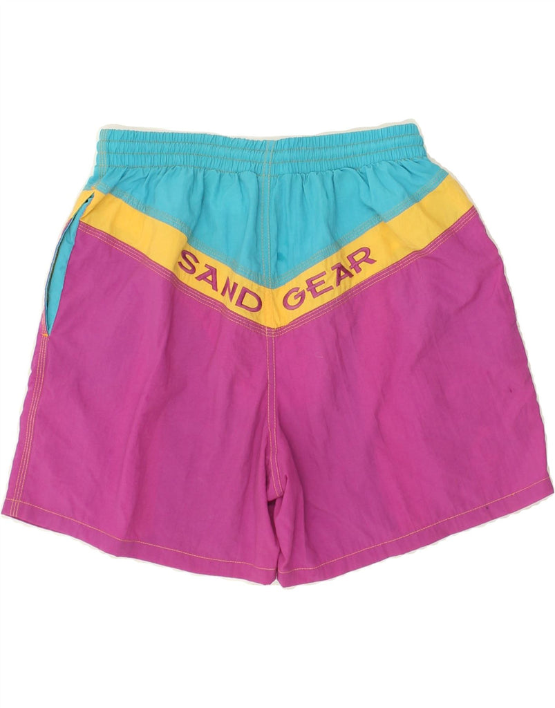 LOTTO Boys Sport Shorts 13-14 Years 3XL Blue Colourblock Nylon | Vintage Lotto | Thrift | Second-Hand Lotto | Used Clothing | Messina Hembry 