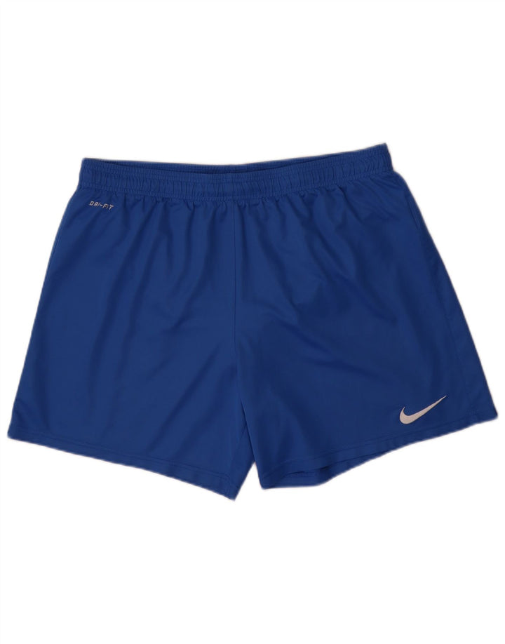 NIKE Mens Dri Fit Sport Shorts XL  Blue Polyester