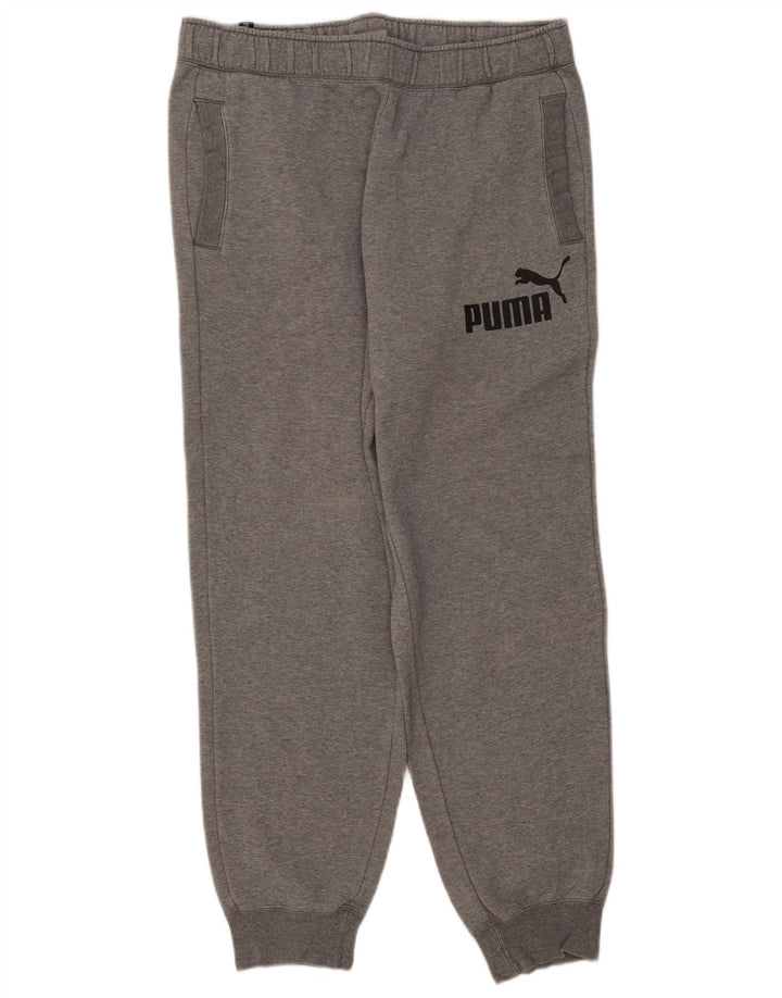 Puma Mens Graphic Tracksuit Trousers Joggers XL Grey