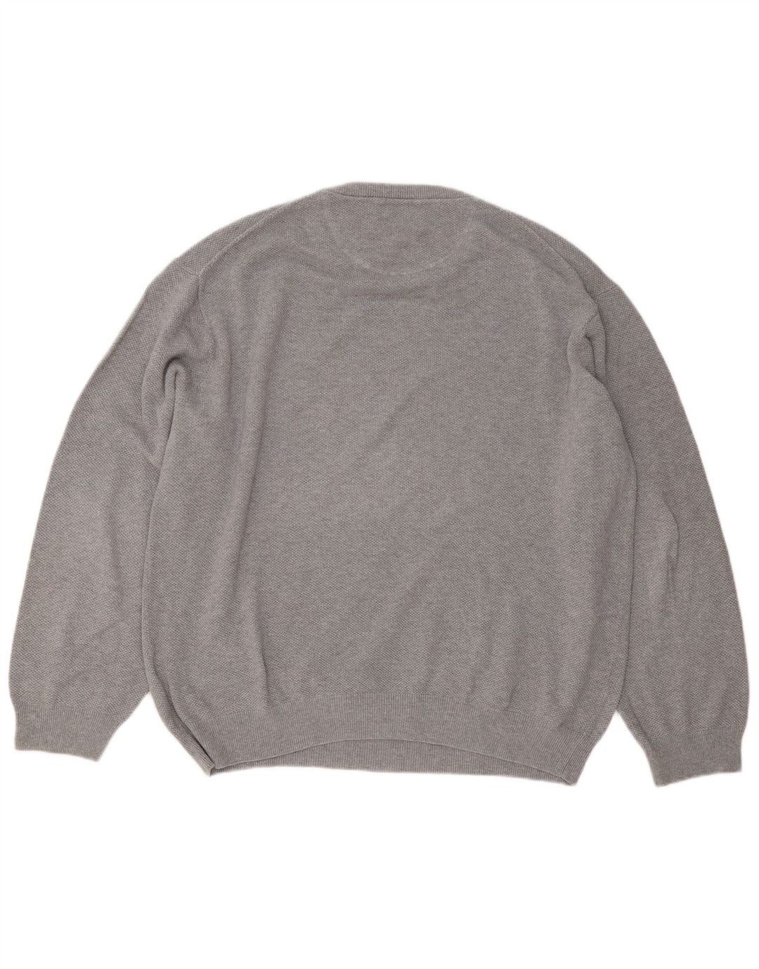 Gant Mens Crew Neck Jumper Sweater 3XL Grey Cotton