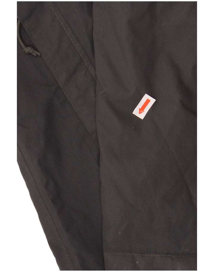 The North Face Mens Hooded Rain Jacket UK 38 Medium Grey Polyester