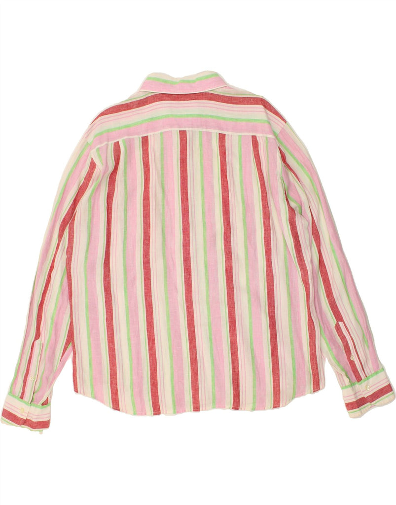 AVIREX Mens Shirt 2XL Pink Striped | Vintage Avirex | Thrift | Second-Hand Avirex | Used Clothing | Messina Hembry 