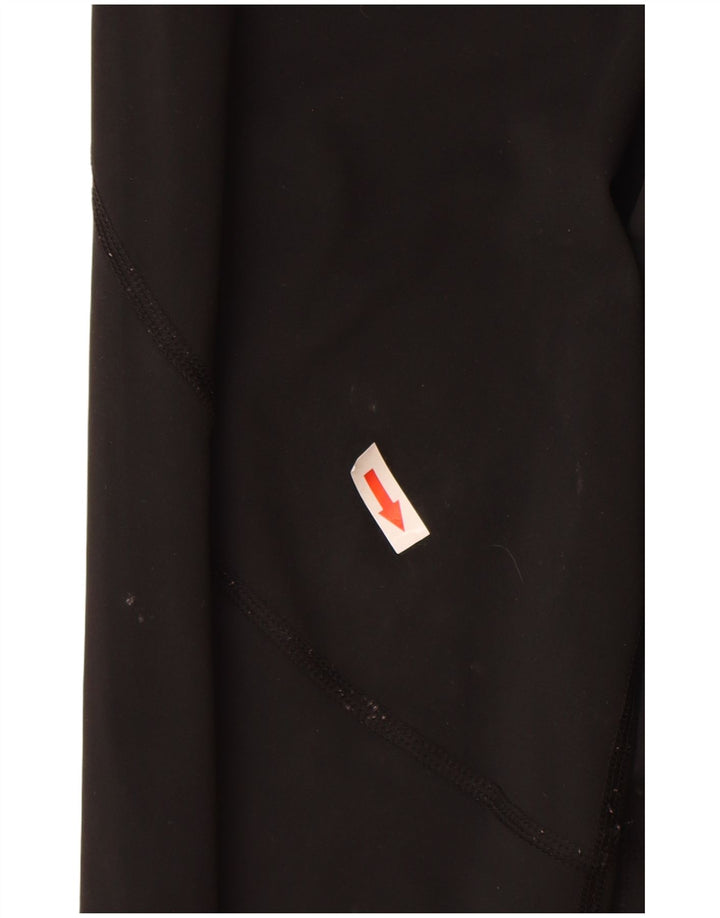 Nike Womens Graphic Leggings UK 10 Small  Black Polyester