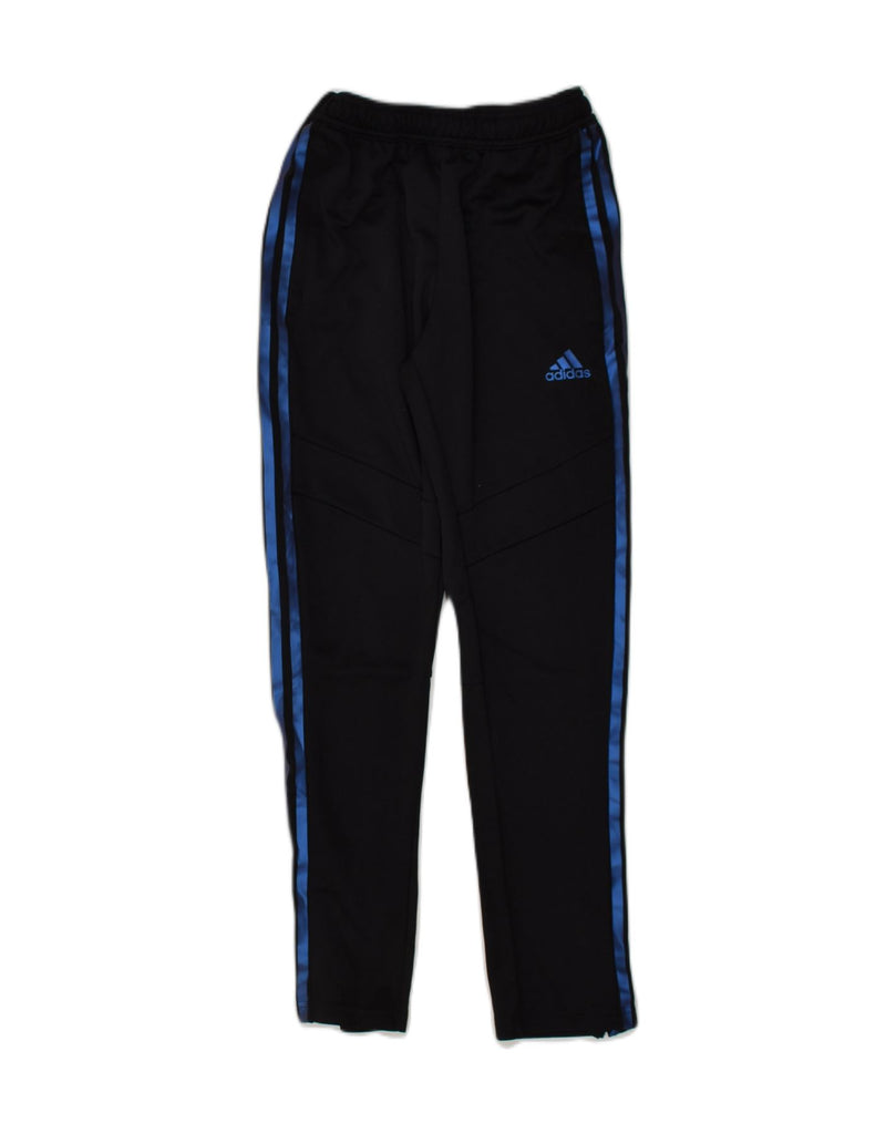 ADIDAS Girls Tracksuit Trousers 11-12 Years Black Polyester | Vintage Adidas | Thrift | Second-Hand Adidas | Used Clothing | Messina Hembry 