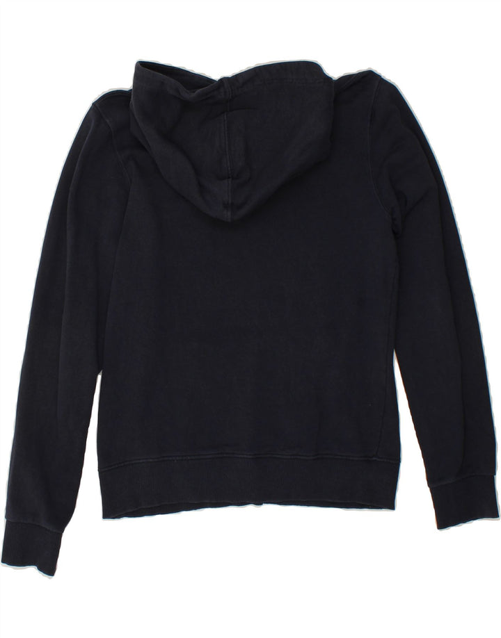 TOMMY JEANS Mens Graphic Hoodie Jumper Medium Navy Blue Cotton Vintage Tommy Jeans and Second-Hand Tommy Jeans from Messina Hembry 