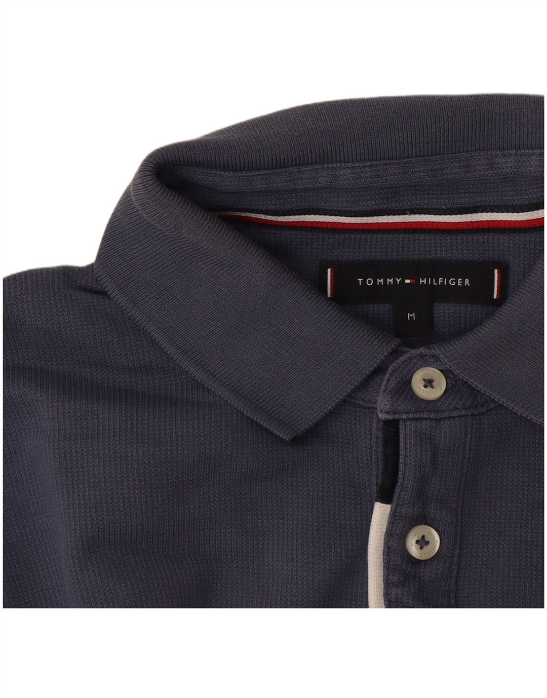Tommy Hilfiger Mens Polo Shirt Medium Blue