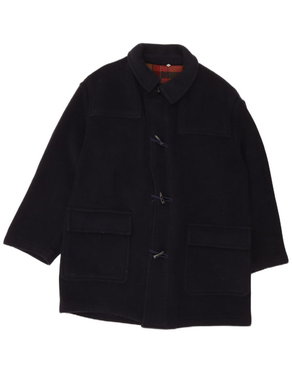 Vintage Mens Duffle Coat IT 52 XL Navy Blue
