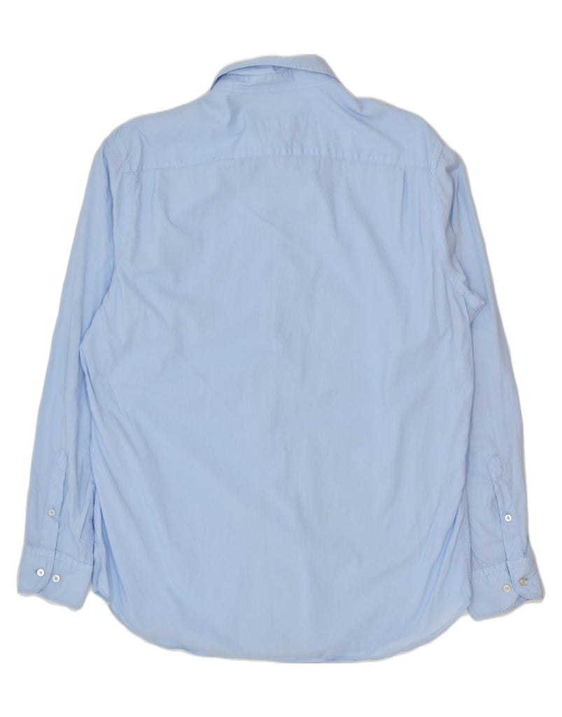 MASSIMO DUTTI Mens Shirt XL Blue Cotton | Vintage | Thrift | Second-Hand | Used Clothing | Messina Hembry 