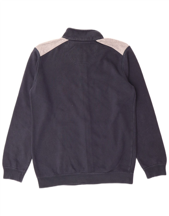 CHAMPION Boys Tracksuit Top Jacket 13-14 Years XL Navy Blue