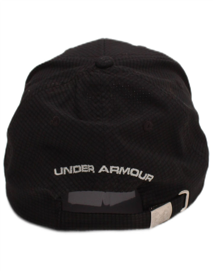 Under Armour Mens Graphic Baseball Cap Medium/Large Black Polyester