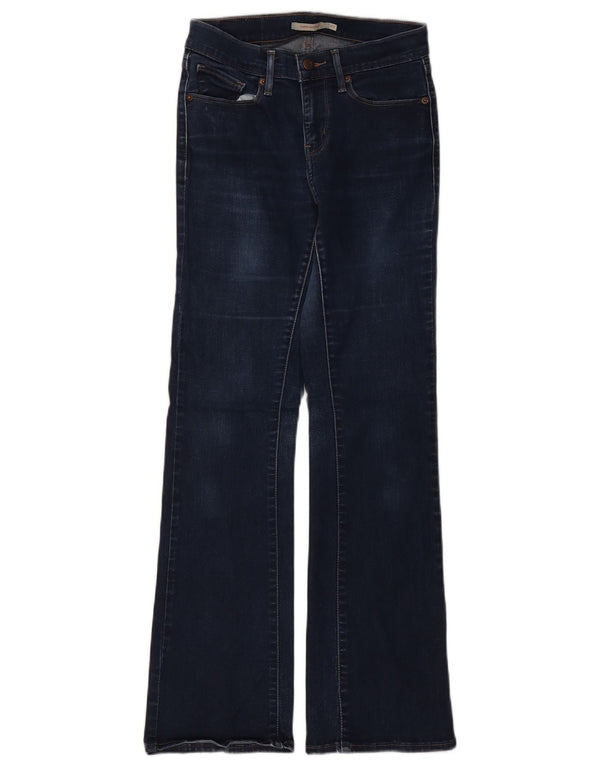 Levi's Womens Curvy Bootcut Jeans W27 L32 Navy Blue Cotton