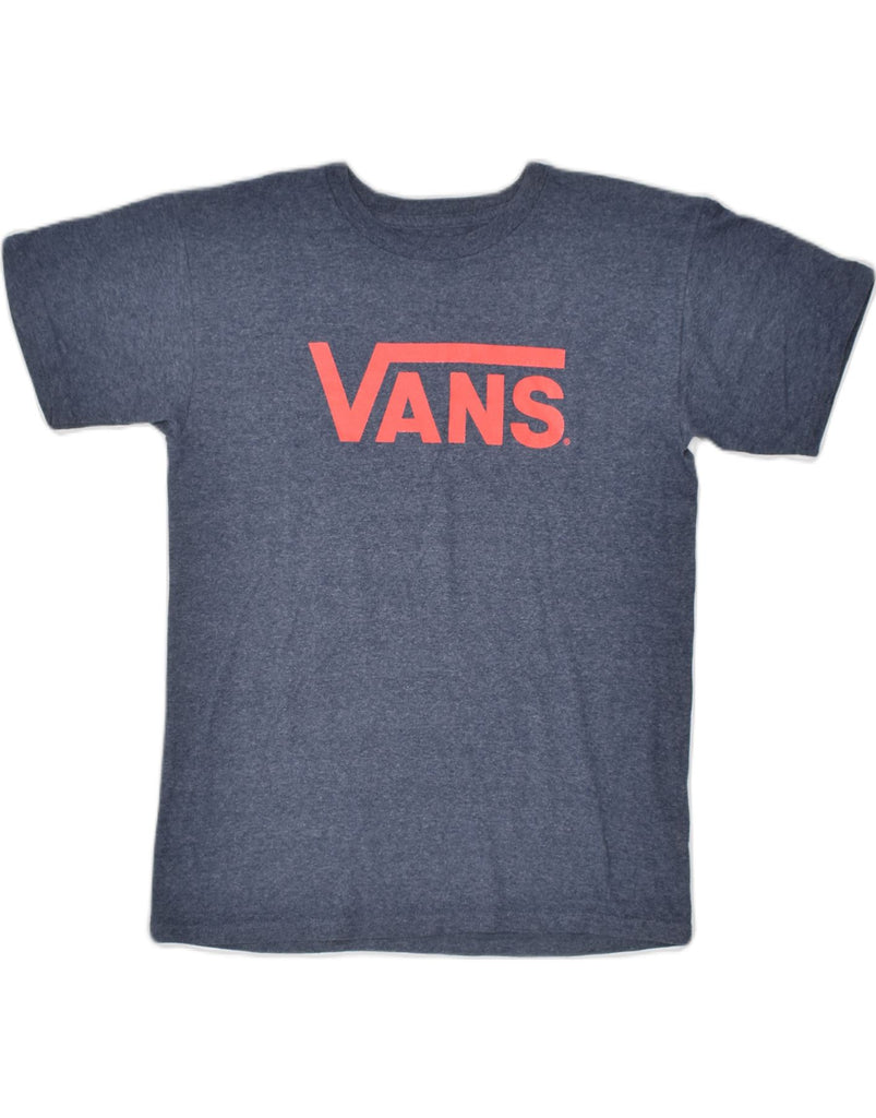 VANS Mens Graphic T-Shirt Top Small Navy Blue Cotton | Vintage | Thrift | Second-Hand | Used Clothing | Messina Hembry 