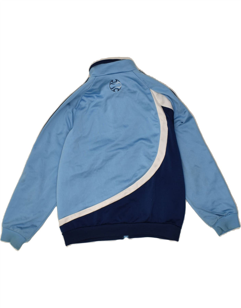 ADIDAS Boys Ajax Graphic Tracksuit Top Jacket 7-8 Years Blue Colourblock | Vintage Adidas | Thrift | Second-Hand Adidas | Used Clothing | Messina Hembry 