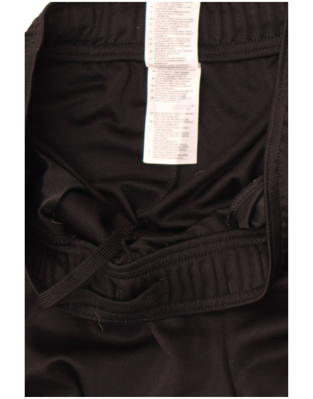 Adidas Mens Tracksuit Trousers Medium Black Polyester