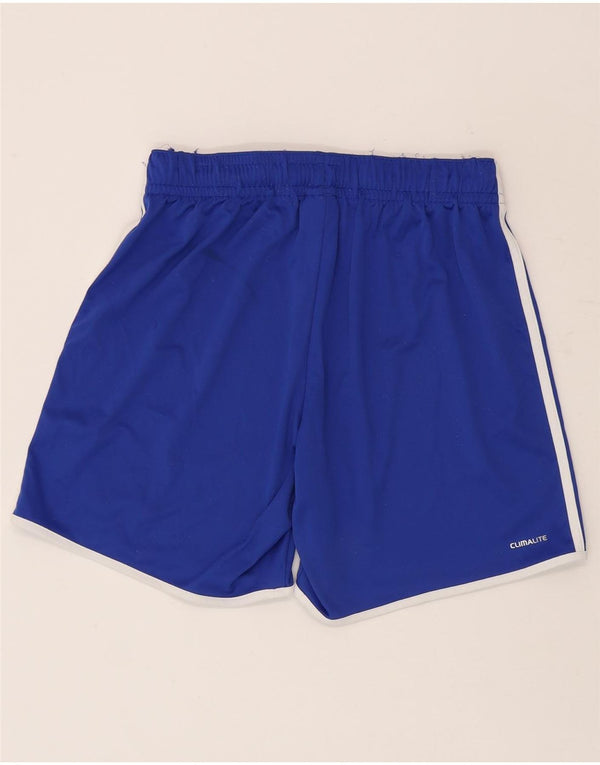 Adidas Mens Climalite Sport Shorts Medium Blue Polyester
