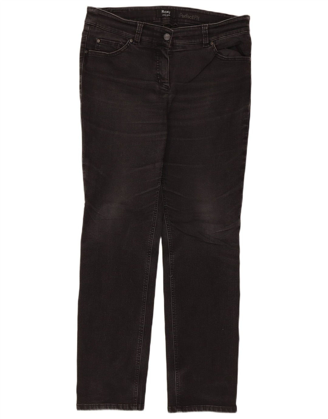 Roxy Womens Slim Jeans UK 18 XL W32 L30 Black Cotton