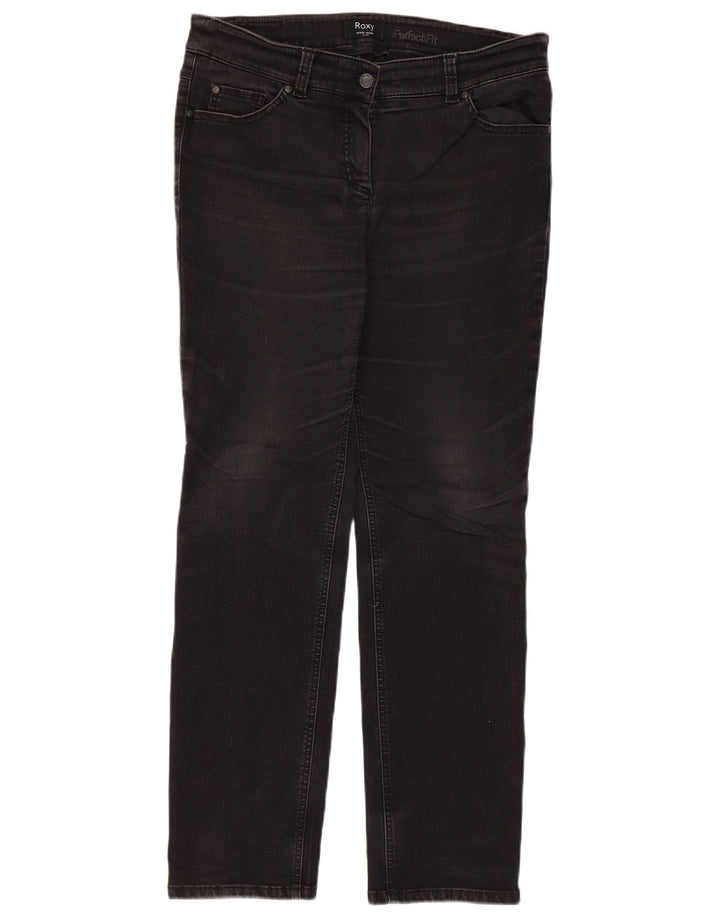 Roxy Womens Slim Jeans UK 18 XL W32 L30 Black Cotton