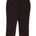 KARL LAGERFELD Womens Straight Casual Trousers W36 L28 Black Polyester