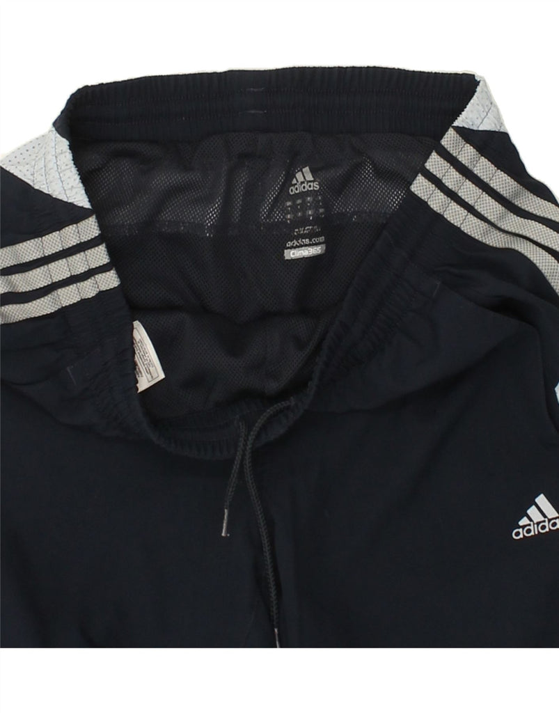 ADIDAS Mens Clima 365 Tracksuit Trousers Small Navy Blue Colourblock Vintage Adidas and Second-Hand Adidas from Messina Hembry 