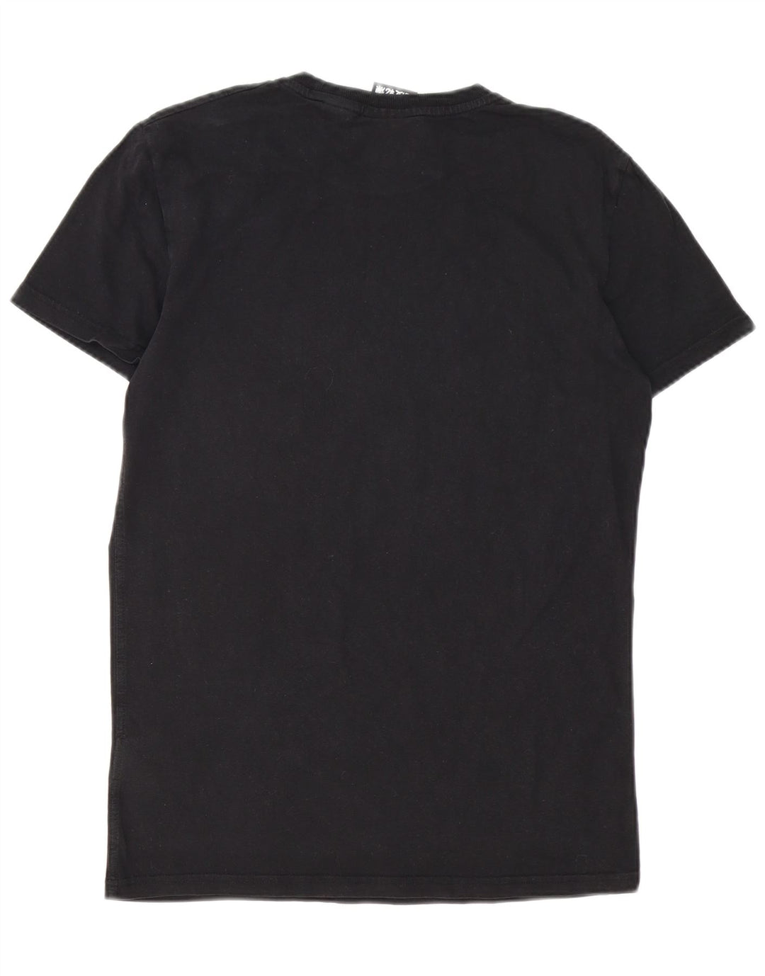 Superdry Mens Graphic T-Shirt Top Medium Black Cotton
