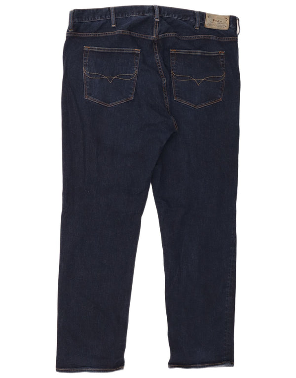 Polo Ralph Lauren Mens Hampton Relaxed Fit Straight Jeans W42 L29 Navy Blue