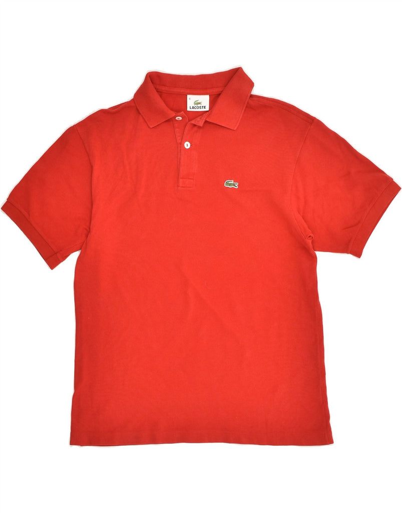 LACOSTE Boys Polo Shirt 15-16 Years Red Cotton | Vintage Lacoste | Thrift | Second-Hand Lacoste | Used Clothing | Messina Hembry 