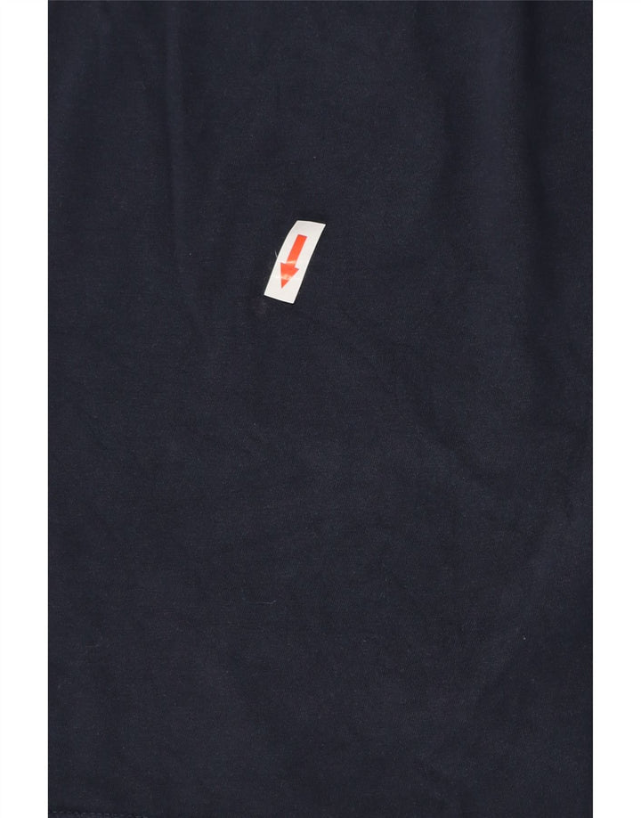 Jack & Jones Mens Regular Fit Graphic T-Shirt Top Medium Navy Blue Cotton