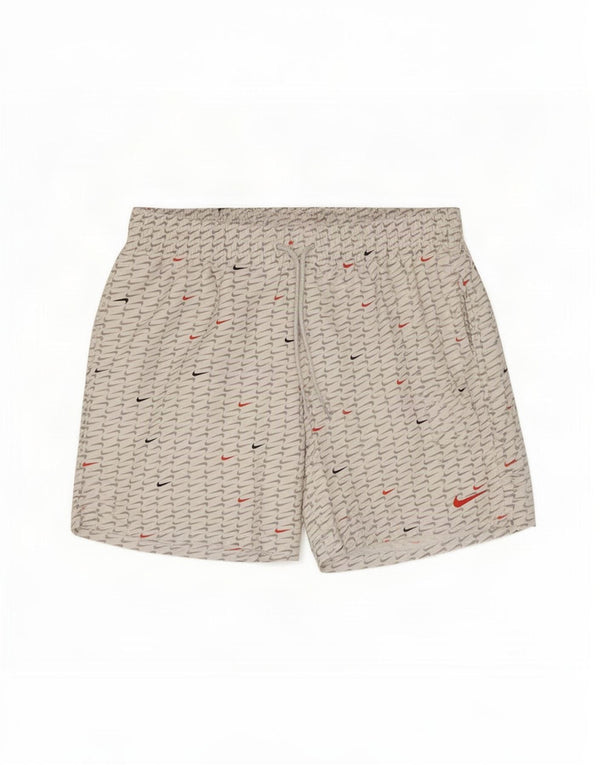 Nike Mens Graphic Sport Shorts Medium White Polyester