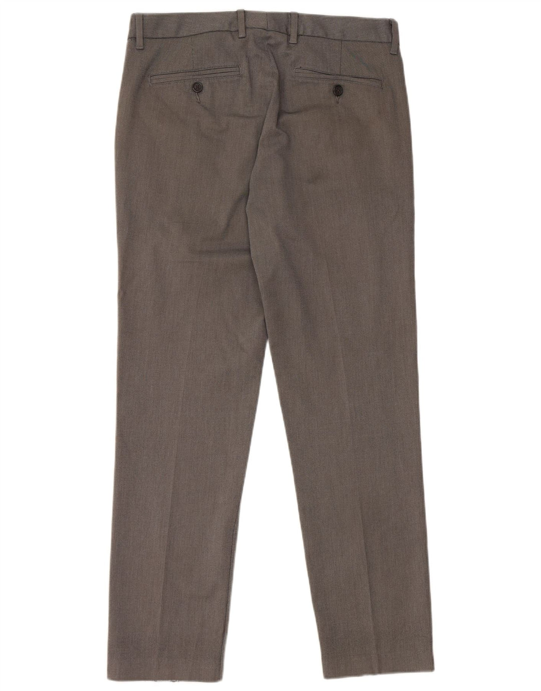 BONOBOS Mens Slim Casual Trousers W31 L30 Grey Cotton