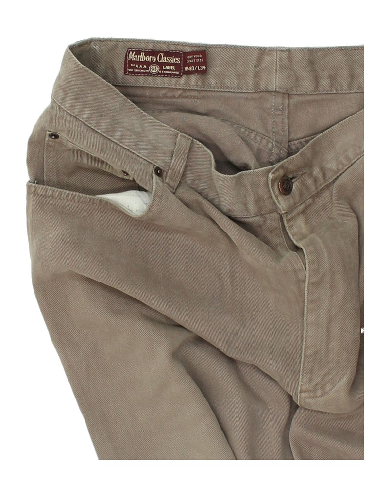 MARLBORO CLASSICS Mens Straight Jeans W40 L30 Grey Cotton | Vintage Marlboro Classics | Thrift | Second-Hand Marlboro Classics | Used Clothing | Messina Hembry 