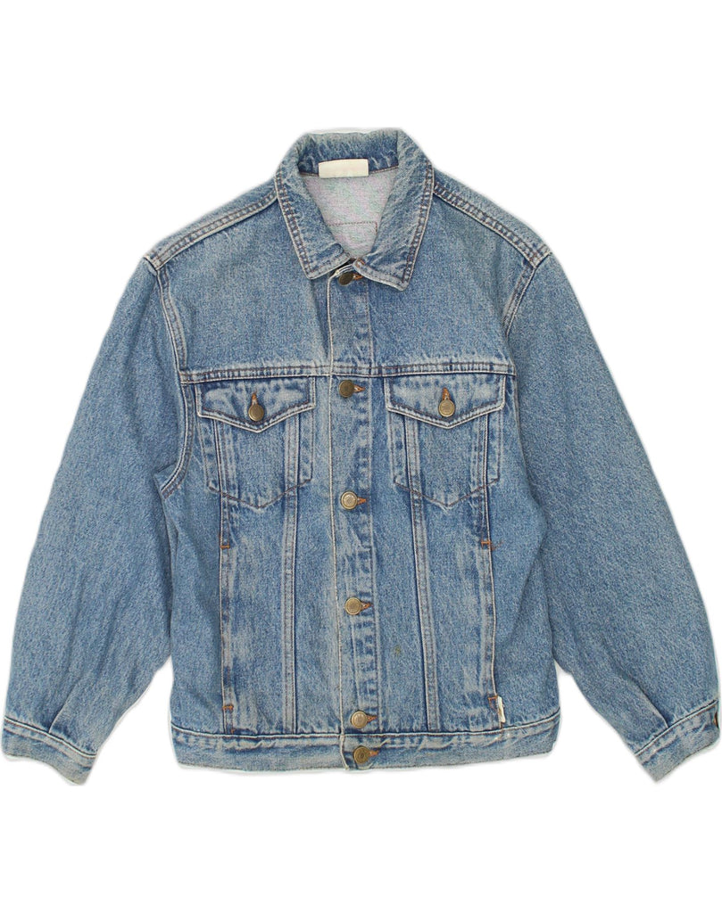 BENETTON Boys Denim Jacket 15-16 Years XL Blue Cotton | Vintage Benetton | Thrift | Second-Hand Benetton | Used Clothing | Messina Hembry 