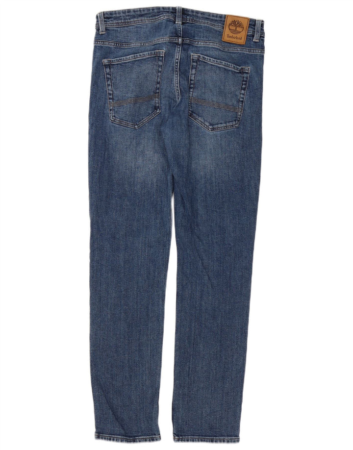 Timberland Mens Slim Jeans W33 L32 Blue Cotton